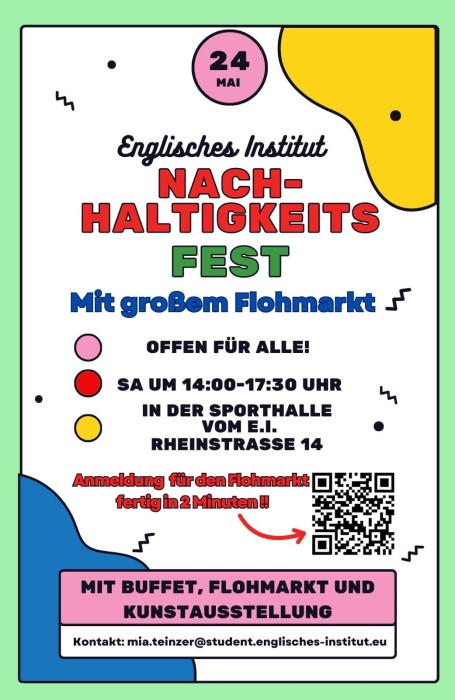 Nachhaltigkeitsfest am E.I. Nachhaltigkeitsfest am E.I.