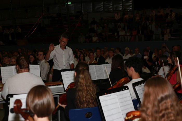 Orchester und Abiturienten