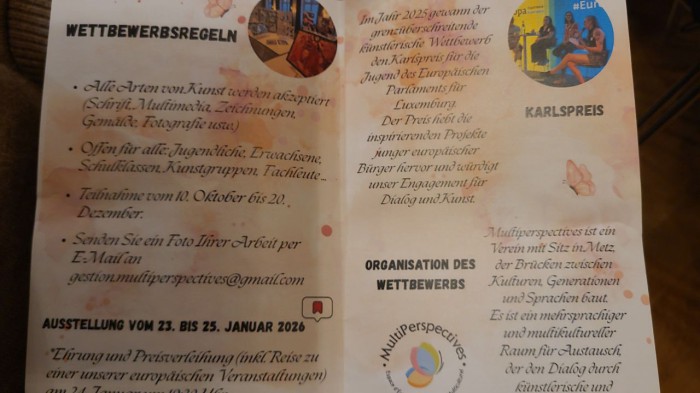 Französisch-Leistungskurs nimmt an Kunstwettbewerb in Frankreich teil