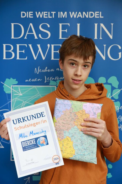 Schulsieger beim Diercke Wissen Wettbewerb