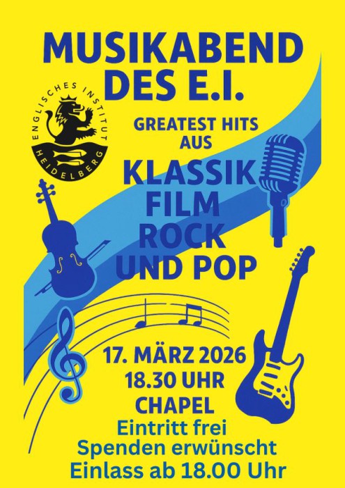 Einladung zum Musikabend des E.I.