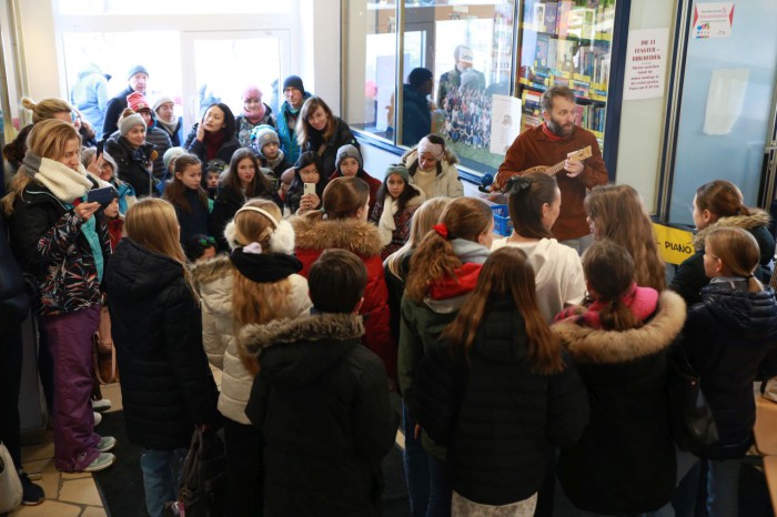 Nicolas Schwarzer begeisterte mit seinem Chor