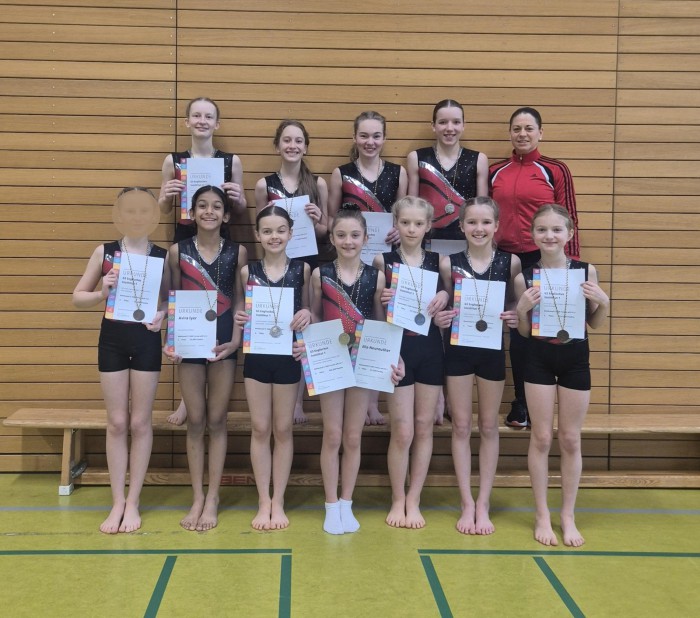 Erfolgreiche Teilnahme bei den Turn-Stadtschulmeisterschaften